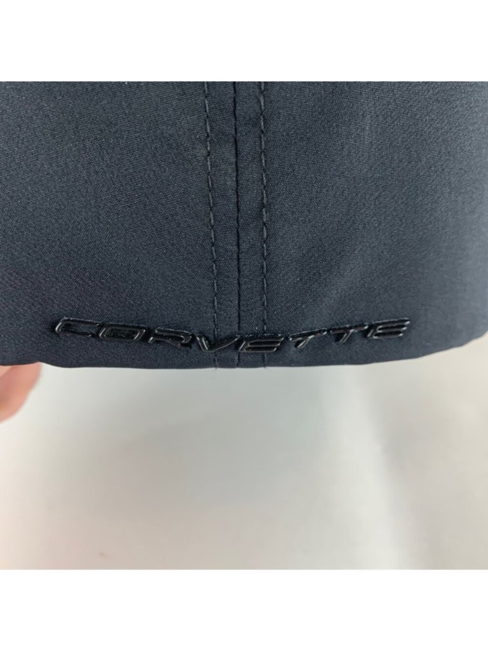 Chevrolet Corvette Black Cruisin Sports Stretch Fitted Hat Mens One Size - Picture 4 of 6
